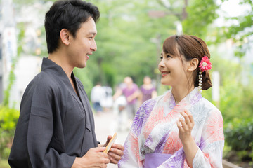 Poster - 浴衣　祭り