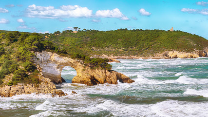 Wall Mural - Gargano coast: San Felice arch (Architello)