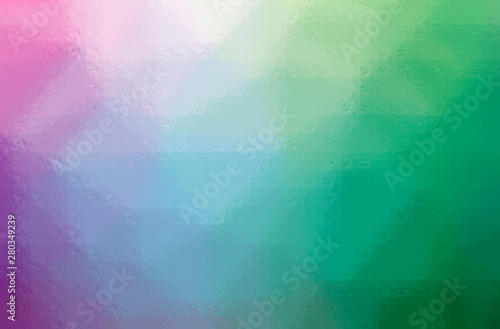 Abstract illustration of green, purple Glass Blocks background