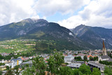 Fototapeta Miasto - Landeck (Tirol) Luftansicht