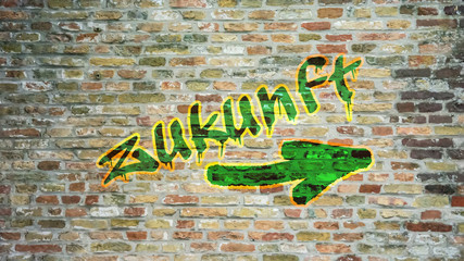 Wall Mural - Schild 396 - Zukunft