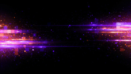 Wall Mural - led light. future tech. shine dynamic scene. neon flare. colorful rays. .magic moving fast lines. sp
