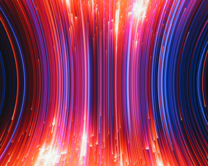 Wall Mural - led light. future tech. shine dynamic scene. neon flare. colorful rays. .magic moving fast lines. sp