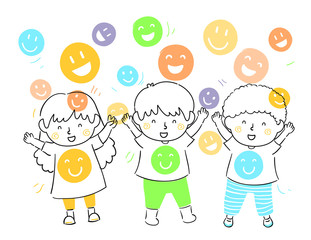 Sticker - Kids Shower Happiness Illustration