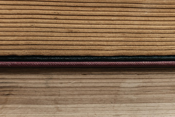 Poster - Close up pages of book background. Macro view.