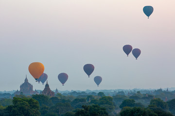 Wall Mural - Bagan is an ancient city and a UNESCO World Heritage Site located in the Mandalay Region of Myanmar.	