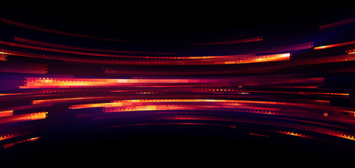 Wall Mural - led light. future tech. shine dynamic scene. neon flare. colorful rays. .magic moving fast lines. sp