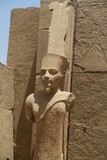 Fototapeta Sawanna - Ancient Egyptian Pillar in Temple of Karnak Luxor