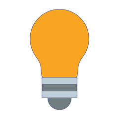 Sticker - light bulb idea energy cartoon