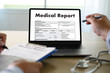 © onephoto - Medical records patient information Medical technology concept