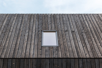 Wall Mural - Building facade made of burnt wooden boards. Sho-Sugi-Ban Yakisugi is a traditional Japanese method of wood preservation.