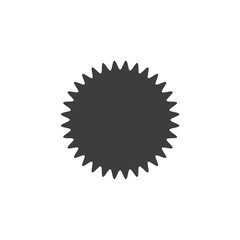 Aufkleber - Star price tag or quality mark icon template color editable. Promo sale starburst or sticker of sunburst label symbol vector sign isolated on white background illustration for graphic and web design.