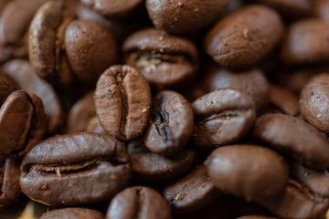 Close-up coffee beans