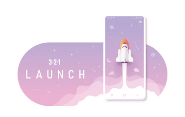 Mobile app creation concept