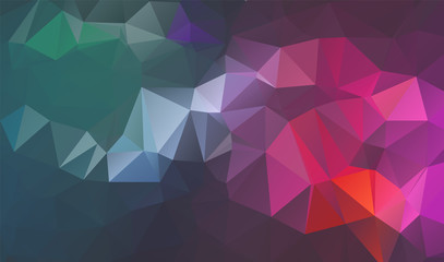 abstract background consisting of triangles, vector illustration