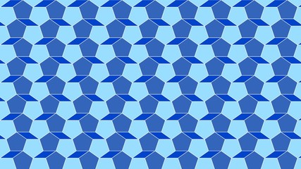 Sticker - abstract blue background