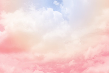 cloud background with a pastel colour