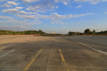Naypyidaw, The Empty Official Capital Of Myanmar.