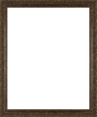 Wall Mural - Picture frame isolated on white