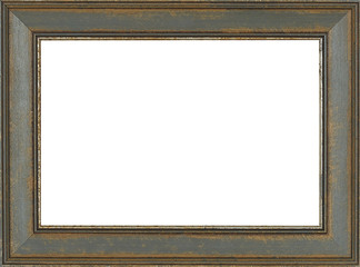 Wall Mural - Picture frame isolated on white