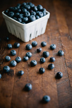 Cluster Of Fresh Blueberries