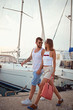 © luckybusiness - Travel tourism and people concept. Smiling couple on vacation..