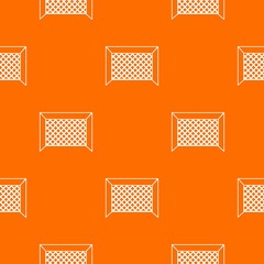 Wall Mural - Hockey gate pattern vector orange for any web design best