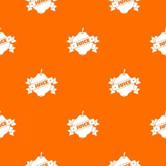 Wall Mural - Fruit juice pattern vector orange for any web design best