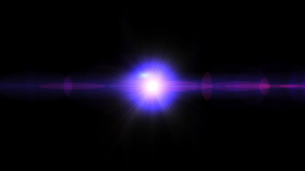 Fototapete - Lens Sun Flare Fil MakiLens Sun Flare Film Making Transition Illustration.  Abstract Virtual Reality Graphic Sunrise Background For Information, Presentation.g Transition Illustration