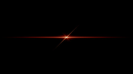 Fototapete - Lens Sun Flare Film Making Transition Illustration.  Abstract Virtual Reality Graphic Sunrise Background For Information, Presentation.