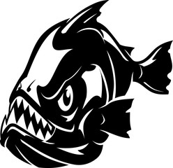 Sticker - Piranha Furious Shadow