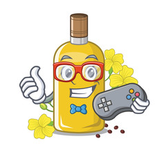 Poster - Gamer canola oil above the chair character