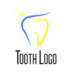 Sticker - tooth logo icon