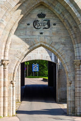 Canvas Print - Archway to Karlsborgs fortress in Sweden