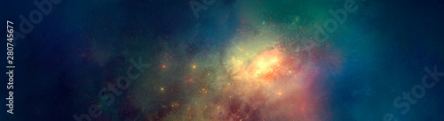 Photographie Nebula on a background of outer space