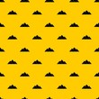 Pyramids pattern seamless vector repeat geometric yellow for any design