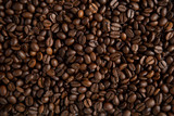 Fototapeta Kuchnia - coffee kaffee  bohnen texture wallpaper background brown braun