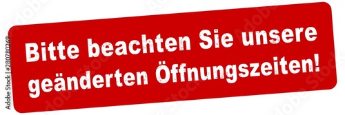 Fotomural nlsb863 NewLongStampBanner nlsb - german text - Bitte beachten Sie unsere geände