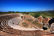 The Roman Odeon of Ancient Nikopolis  close to Preveza town, Epirus, Greece.