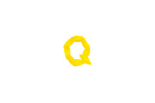 Yellow Letter Q From Sunflower Petals Fonts,  Alphabet Element, Beauty Decorative  Font Isolate Of A White Background 