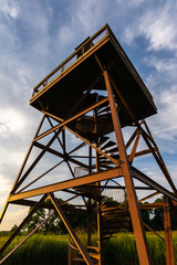 Poster - Observation tower at Sunset