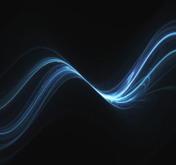 Modern abstract motion wallpaper on dark background.