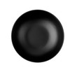 black bowl isolated on white background