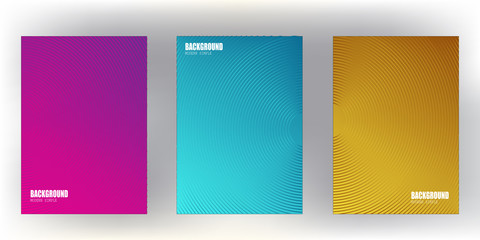Wall Mural - modern minimal cover with cool gradient colorful halftone background design for web.eps 10