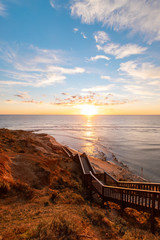 Wall Mural - Sunset view at Port Noarlunga, South Australia.