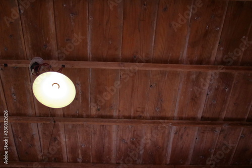 木製の天井と裸電球 日本家屋 Stock Photo Adobe Stock