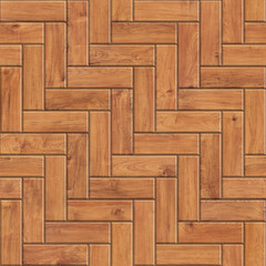 Wall Mural - Seamless texture of natural wooden parquet. High resolution pattern of herringbone wood