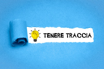 Wall Mural - Tenere traccia