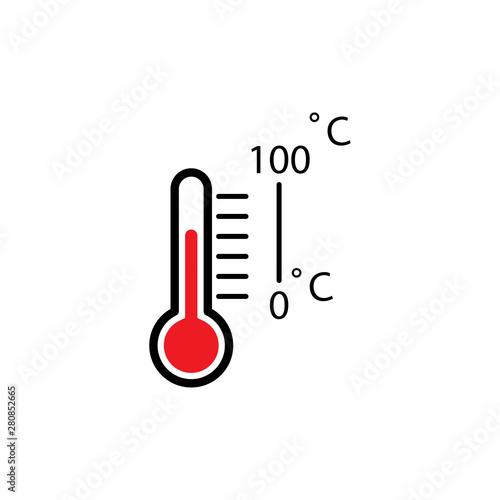 Thermometer Illustration Icon Logo Design Template Buy This Stock Vector And Explore Similar Vectors At Adobe Stock Adobe Stock