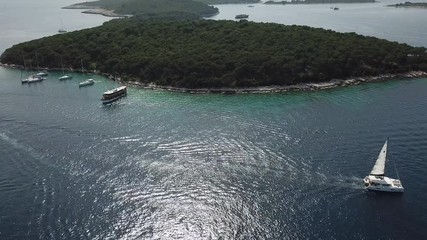 Canvas Print - Hvar in Croatia, July 2019